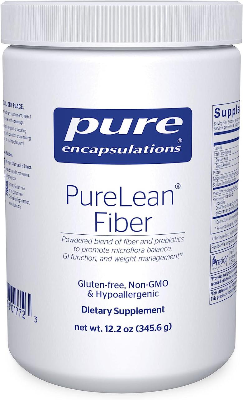 Pure Encapsulations PureLean Fiber / Суміш клітковини та пребіотиків для контролю ваги 345,6 г BX550