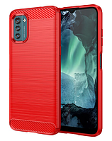 TPU чехол накладка Urban для Nokia G11 красный