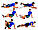 Масажний ролик (ролер, валик) для йоги MS 1843-2, 45*15 см, різн. кольори, фото 9