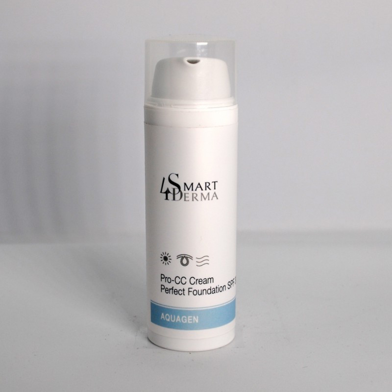 Удосконалювальний зволожувальний СС-крем Smart4Derma Aquagen Pro-CC cream perfect foundation SPF 30