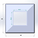 Кришка декоративна для стійок із нержавіючої сталі, фото 2