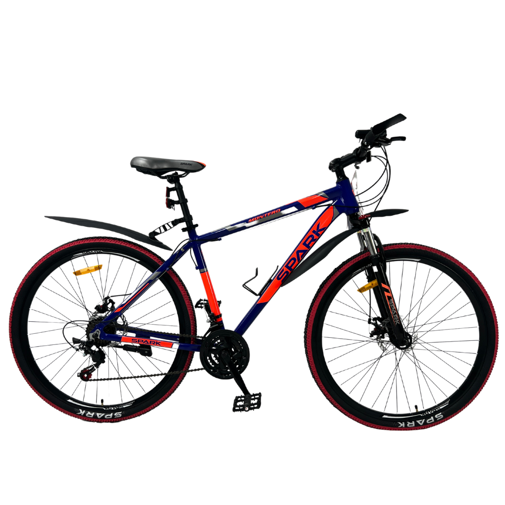 Велосипед SPARK MONTERO (колеса — 29", алюмінієва рама — 19") Чорний с червоним
