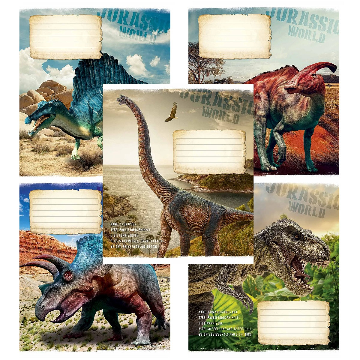 Зошит 24 арк. лінія Школярик "Jurassic world" 3030, фото 1