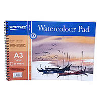Альбом для акварелі Worison Watercolor Pad формат А3 на спіралі 24 аркуші 180г/м²