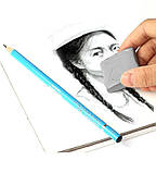 Гумка - клячка Marie`s сірого кольору, фото 8