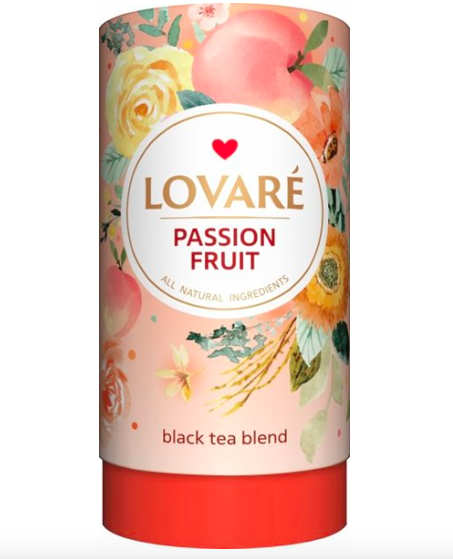 Чай чорний Lovare Пристрасний Фрукт листовий 80 г, фото 1