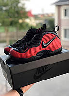 Люксовые кроссовки! Nike Foamposite pro Red (красные)