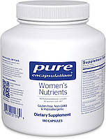 Женские питательные вещества, Women's Nutrients, Pure Encapsulations, 180 капсул