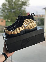 Люксовые кроссовки! Nike Foamposite pro Gold