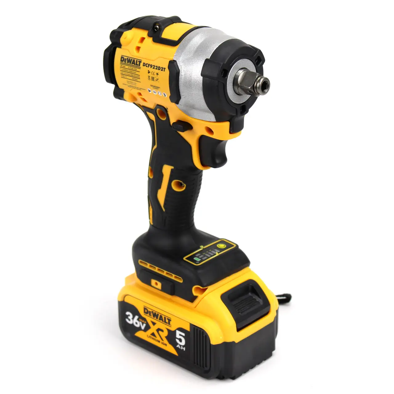 Акумуляторний гайковерт DeWalt DCF922D2T (36V, 5AH). АКБ гайковерт Девольт