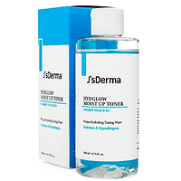 Увлажняющий тонер с гиалуроновым комплексом и березовым соком JsDerma Hydglow Moist Up Toner 200 ml