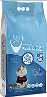 Van Cat Fresh бентонитовый наполнитель,с ароматом свежести 5 кг