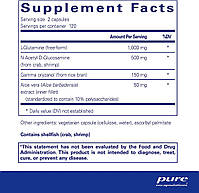 Pure Encapsulations G.I. Integrity/підтримання слизової оболонки шлунково-кишкового тракту з Л-глутаміном 240 капсул BX879, фото 3