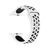 Ремешок Nike Sport Apple Watch 38/40/41 mm White+Black (19)