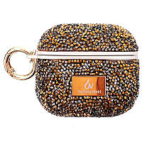 TPU чохол Bling World Rock Diamond для навушників AirPods Pro / Airpods Pro 2 Золотий