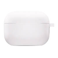 Силіконовий футляр з мікрофіброю для навушників Airpods Pro 2 / Pro Білий / White