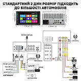 Автомагнітола 7inch 2DIN 7055 MP5, Автомобільна магнітола, Магнітофон в машину, фото 6
