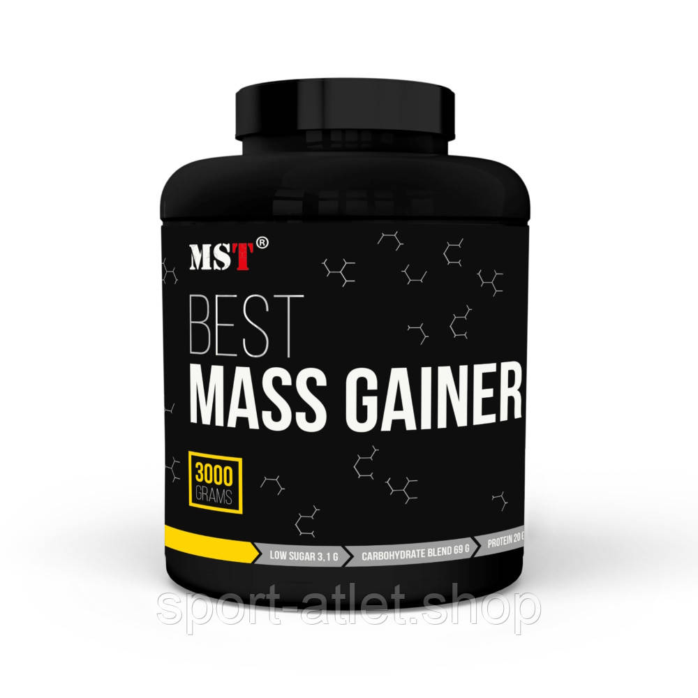 Гейнер MST Best Mass Gainer, 3 кг - Ваніль, фото 1