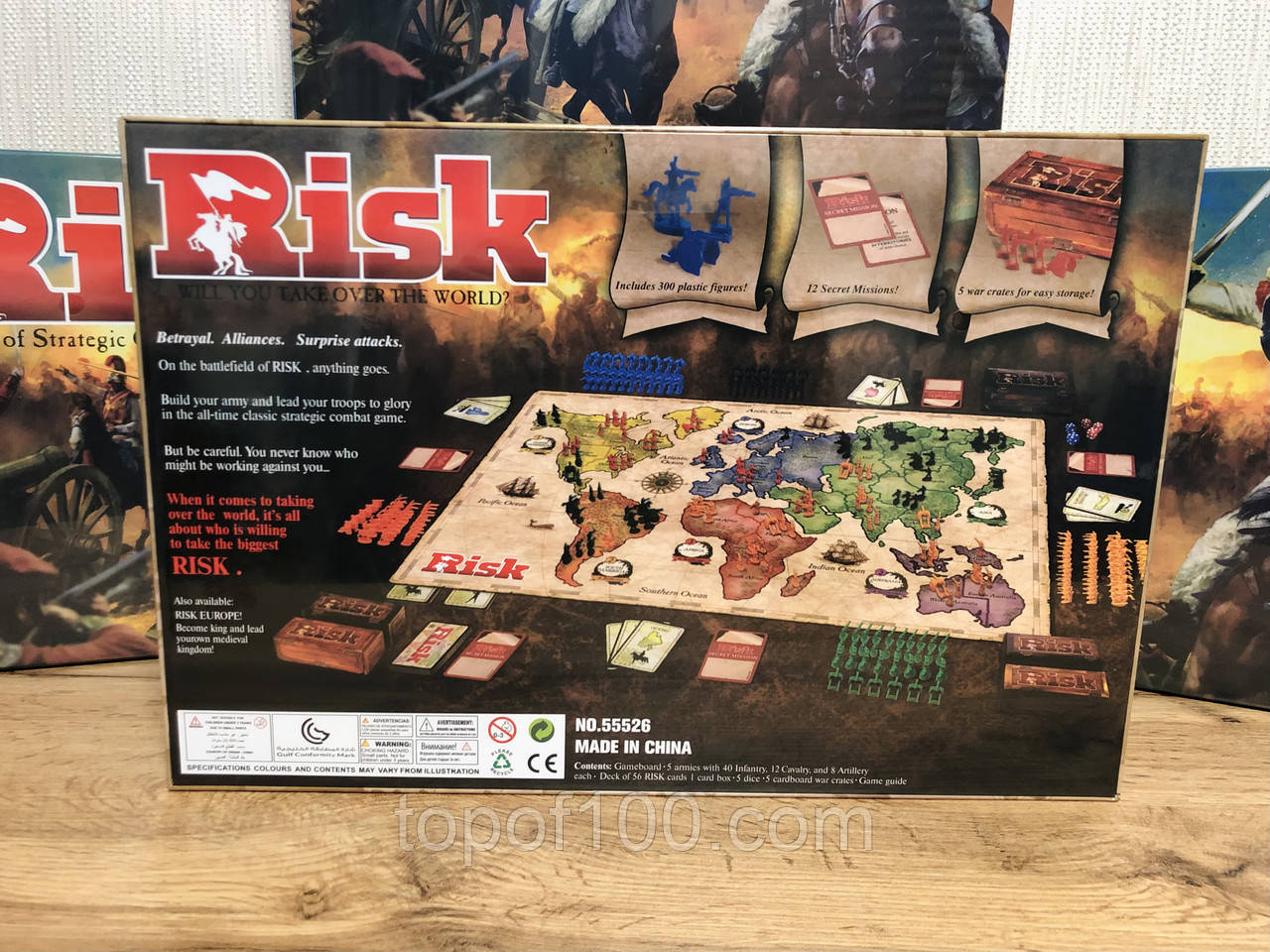Купить ХИТ! Настольная игра Risk (Риск) + правила на украинском или ...