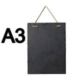 Дошка чорна для крейди двостороння «Вінтаж» А3 (крейда 7 шт. та серветка в комплекті), фото 2