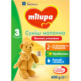 Дитяча суміш Milupa 3 Дитяче молочко 600 г (5900852025532)