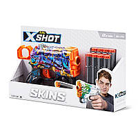 Скорострельный бластер X-SHOT Skins Menace Spray Tag (8 патронов)