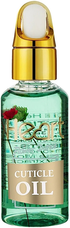 Олія квіткова для кутикул Melony Melody (Зелена) Heart, 30 мл