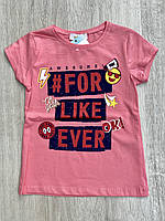 Футболка для дівчинки Almi 69139 110 см Рожевий