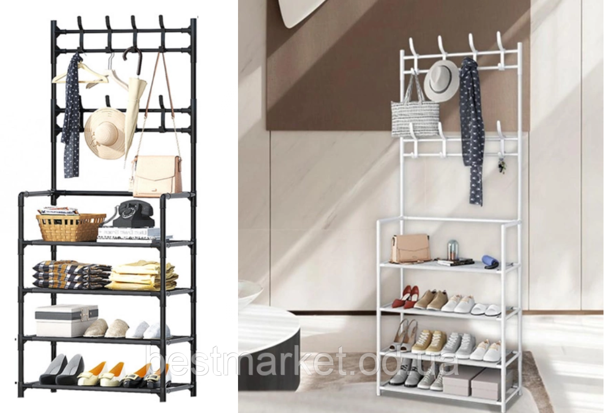 Вішалка для Одягу New Simple Floor Clothes Rack 60 х 29,5 х 154 см Кольори в Асортименті