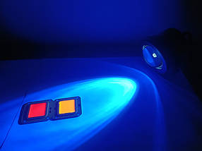 Ультрафіолетовий UV світлодіодний прожектор 10 W 220 В 365nm круглий Код.56785