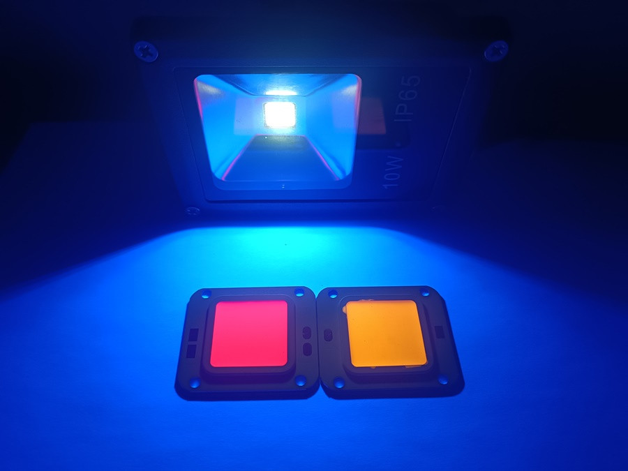 Ультрафіолетовий UV  прожектор 10 W 220 В 365 nm IP65 Код.55050