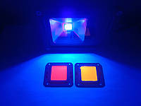 Ультрафиолетовый UV светодиодный прожектор 10 W 220В 395nm Код.52615