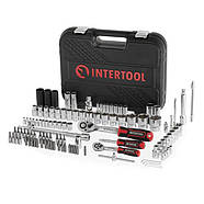 Набір інструментів 1/2 "& 1/4" 111 од., Cr-V INTERTOOL ET-8111, фото 4