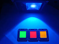 Ультрафиолетовый UVлинзованый прожектор 10 W 220В 395nm Код.52616