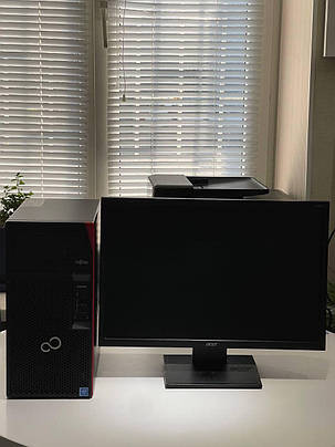 ПК+Монітор Fujitsu Esprimo P757 MT/ Core i5-7400/ 8 GB RAM/ 240 GB SSD/ HD 630 + Acer B223W 22" 1680x1050, фото 3