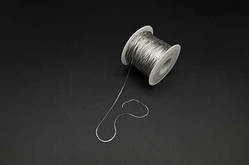 Ланцюжок декоративний тоненький для прикраси виробів. Колір "Срібло". 1мм / Ланцюжок декоративний тоненький для прикраси виробів.