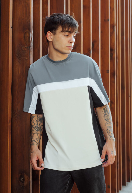 Футболка вільного крою Staff ik colors oversize