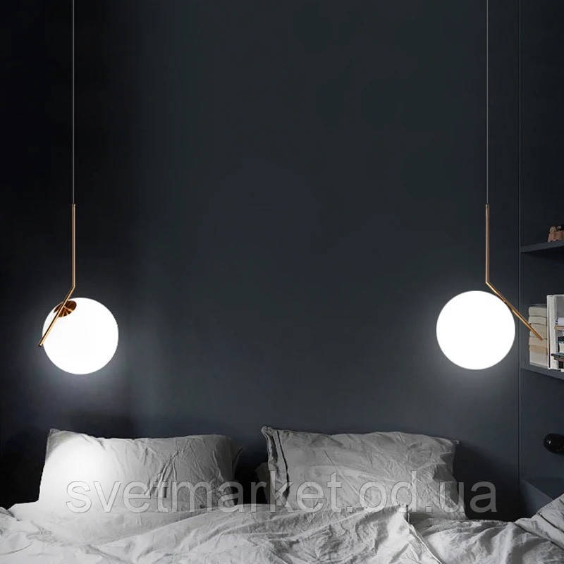 Стильний підвіс у формі кулі 5650/1 (200) AB, фото 1