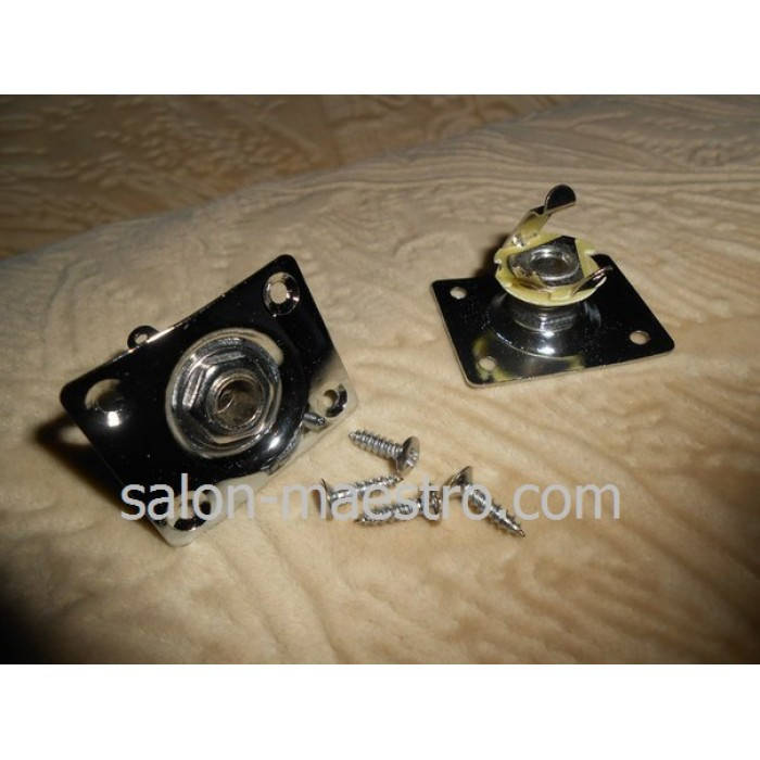 

Разъем под 1/4" Jack (с прямоугольной планкой) для Электро и Бас Гитары