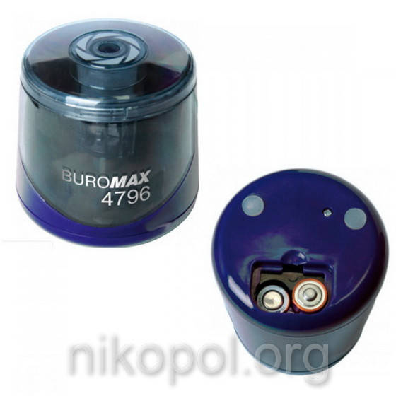 

Точилка для карандашей автоматическая Buromax BM 4796 (на батарейках), Синий