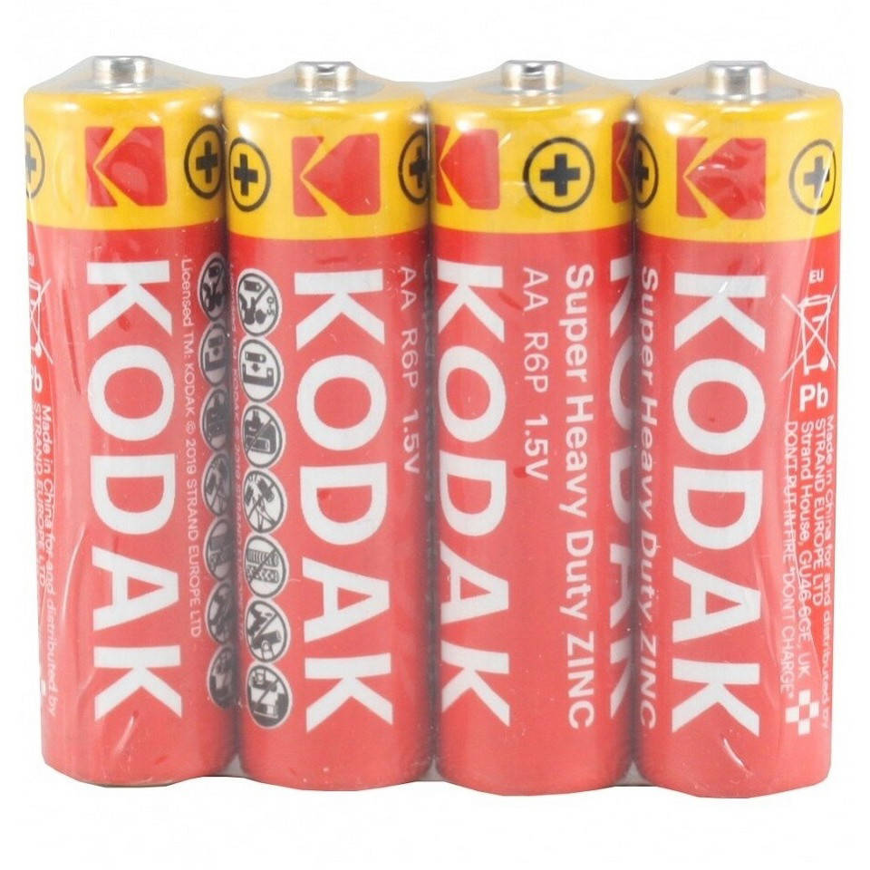 

Батарейки Kodak Super Heavy Duty AA 4шт.