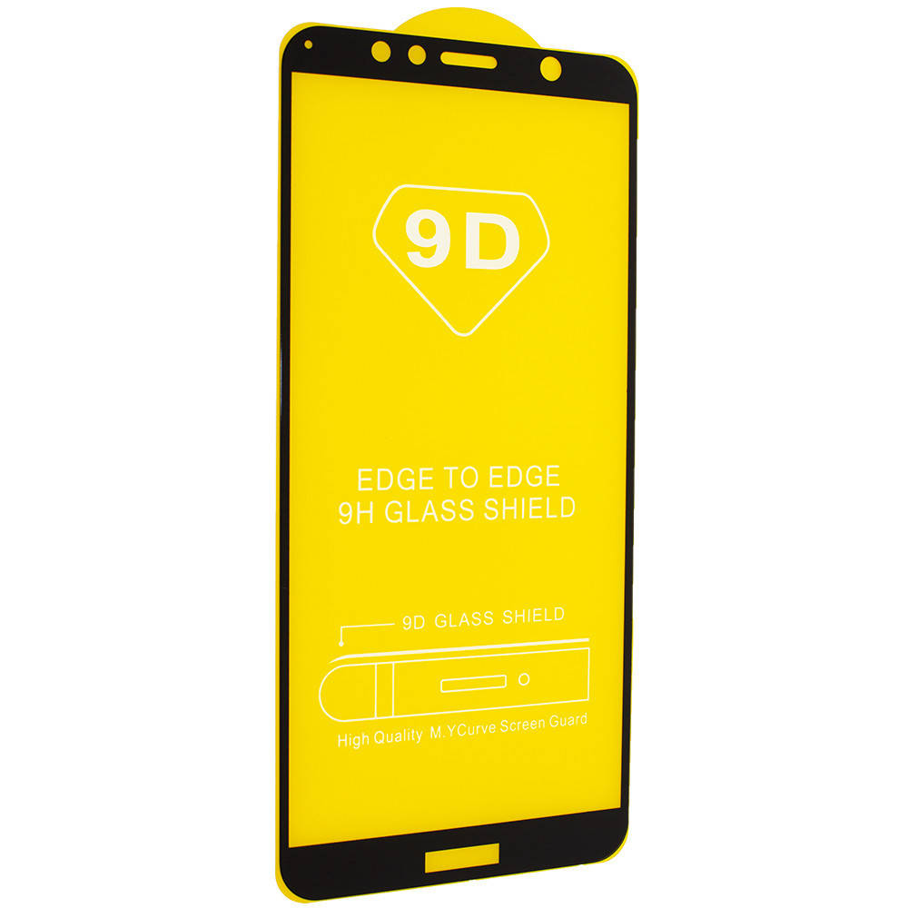 

Защитное стекло Huawei Y7 2018 Full Glue 5D black, Черный