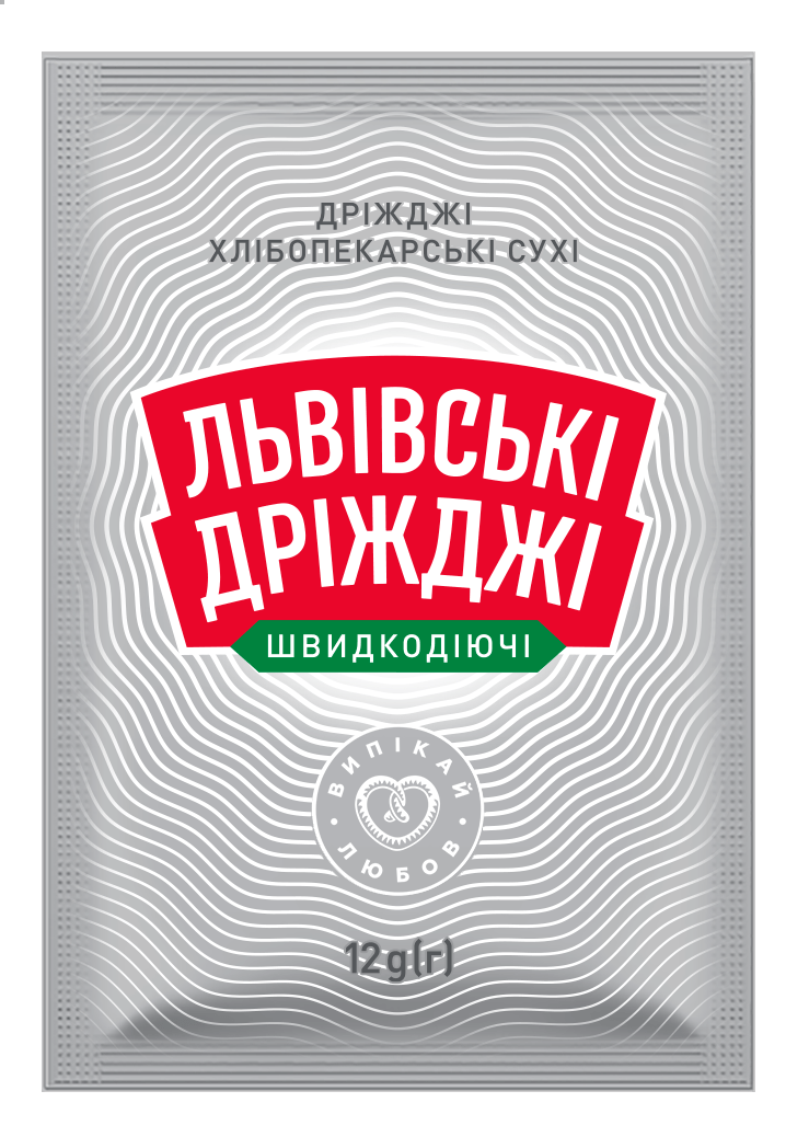 

Львовские Дрожжи Сухие быстродействующие 12гр (10 штук упаковка)