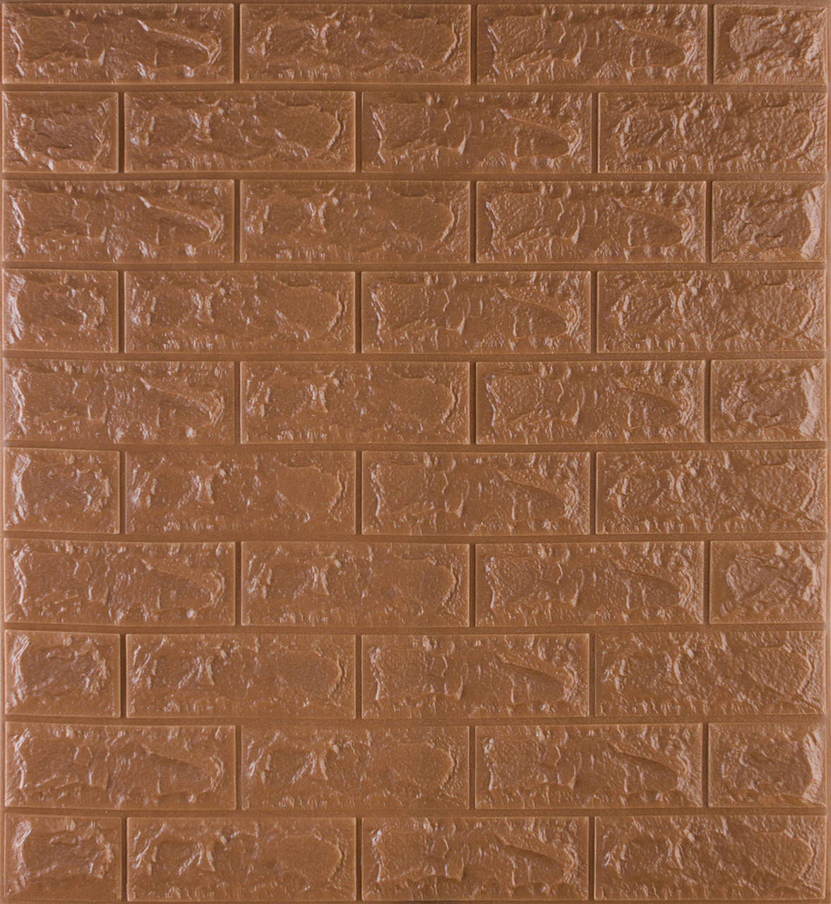 

Самоклеющаяся декоративная 3D панель под коричневый кирпич 700x770x7мм