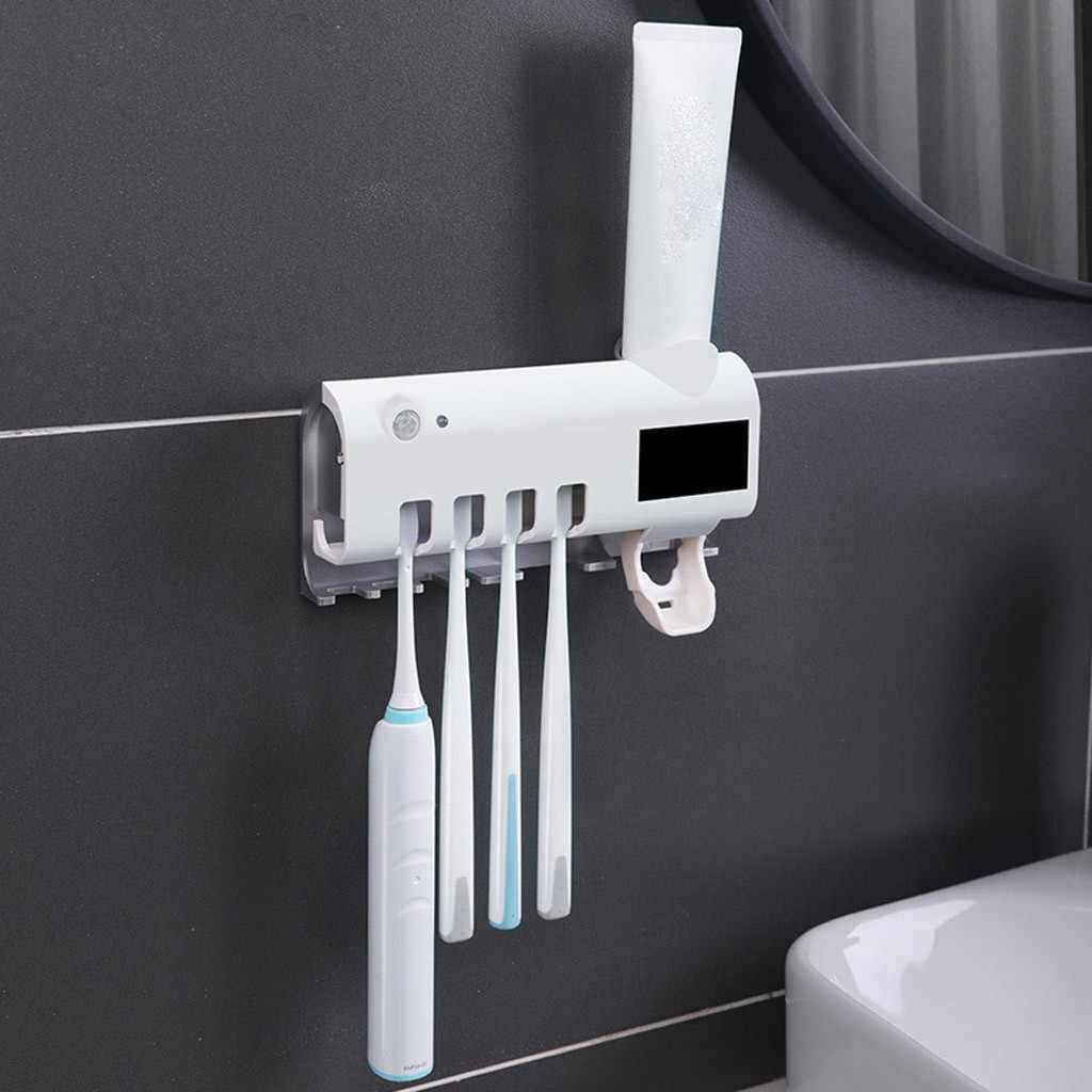 

Диспенсер для зубной пасты и щеток автоматический Toothbrush sterilizer