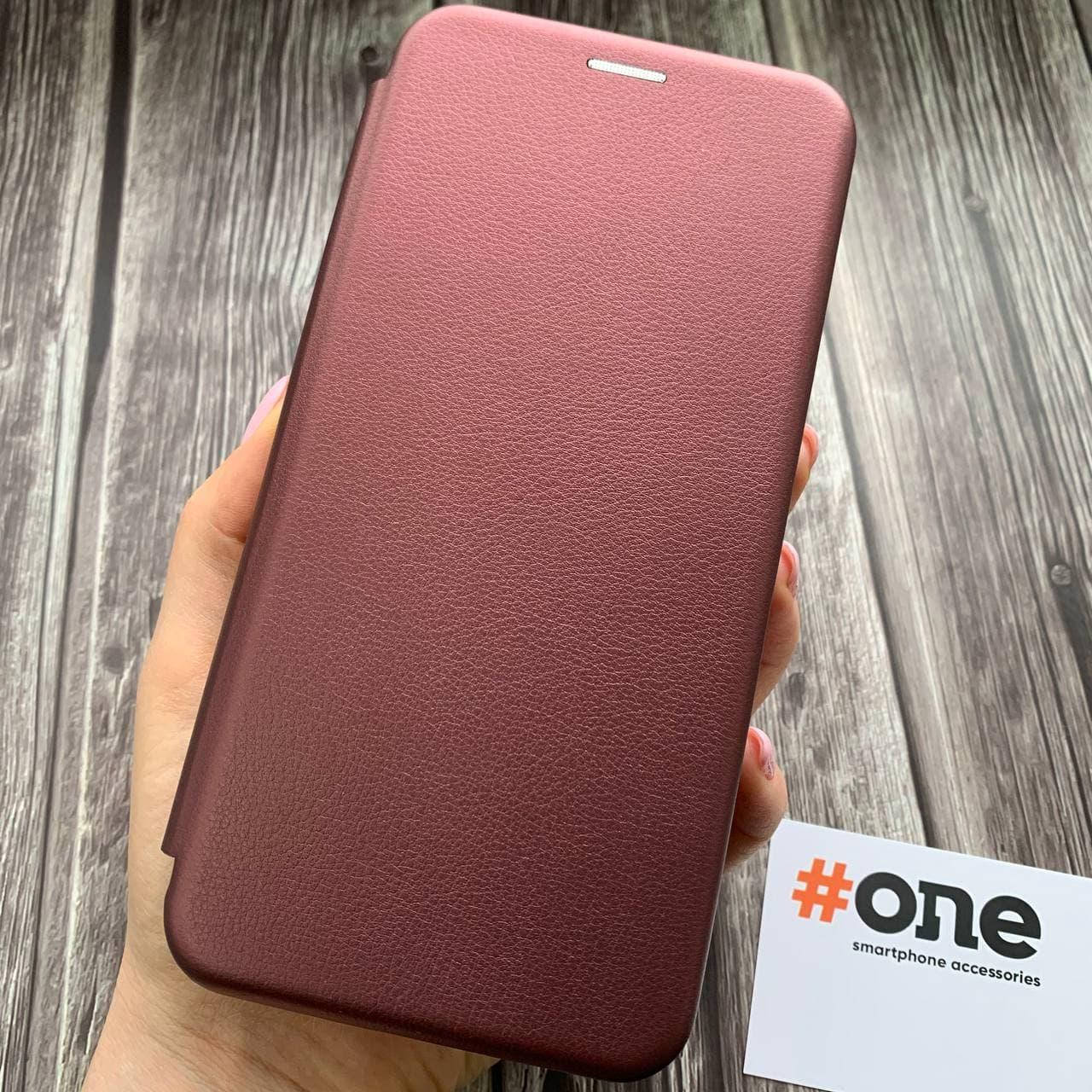

Чехол книга для Huawei P Smart Z с эко кожи с подставкой книжка на телефон хуавей п смарт з бордовая STN, Бордовый