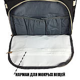 Складаний Рюкзак-манеж для дітей синій.solve, фото 8