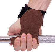 Накладки атлетичні Грипад для WorkOut з напульсником Zelart (TA-2255), фото 4