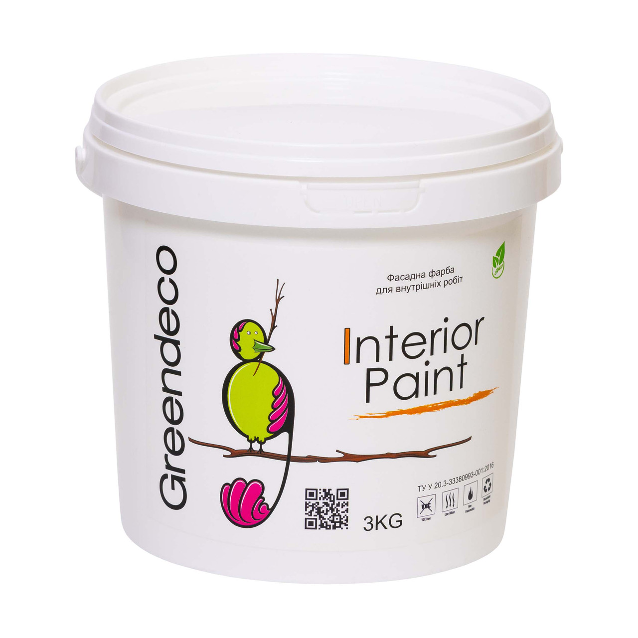 Інтер'єрна фарба Interior Paint. Greendeco
