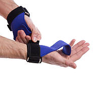 Накладки атлетичні Грипад для WorkOut з напульсником SP-Sport (SC-80315A), фото 2